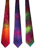 Silk Ties - Orange, Purple, Green